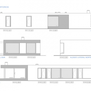 Alzados 3 Habitaciones
