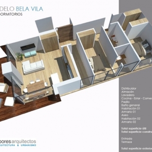 Modelo 2 Dormitorios